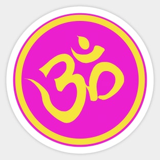 Om Spiritual Awareness Meditation Yoga Sticker